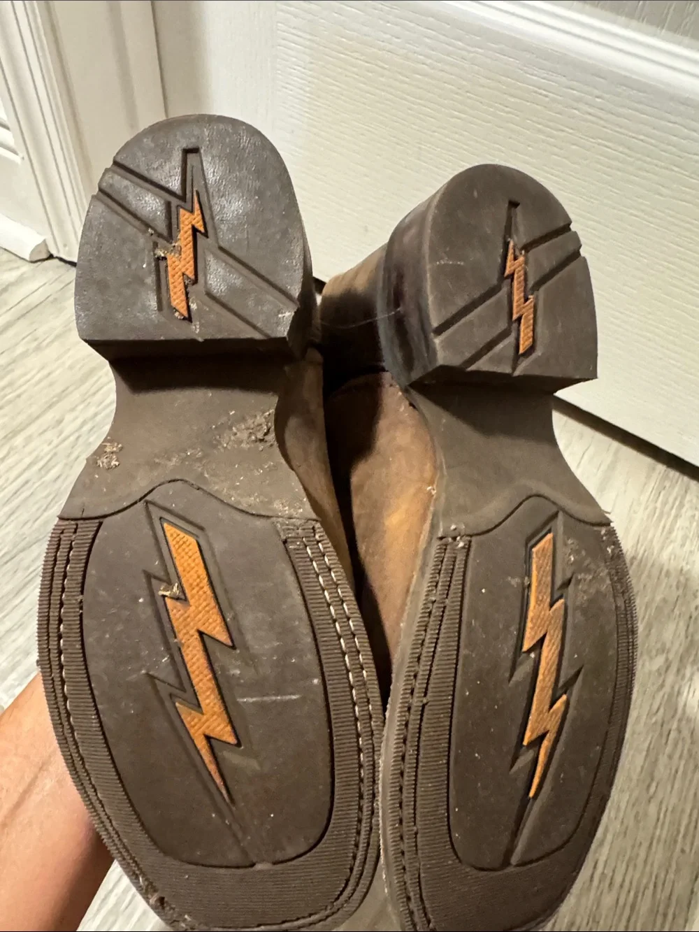 Cody James Brown Leather Western Pull-On Cowboy Boots